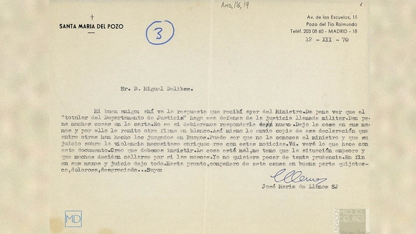 Cartas de Miguel Delibes