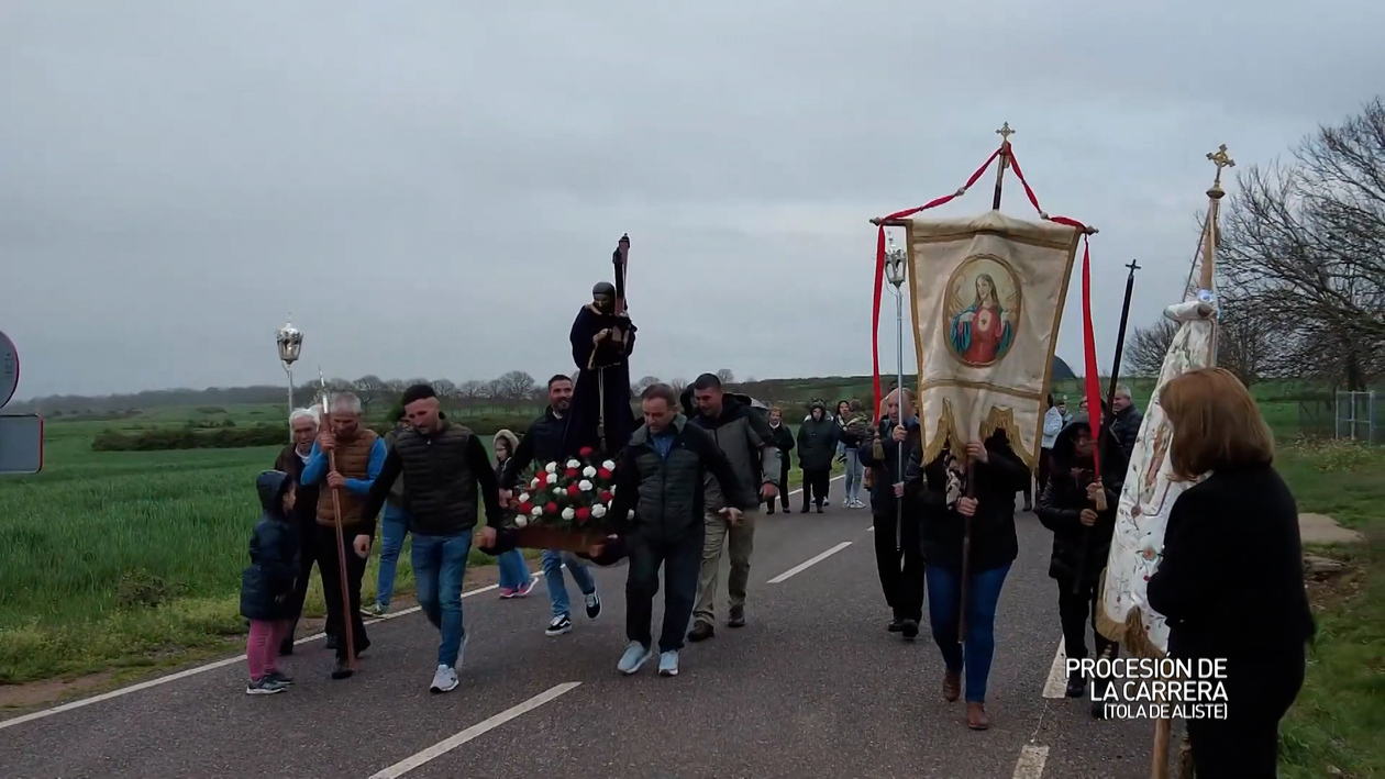 Procesión de la Carrera Tola de Aliste (Alcañices, Zamora)