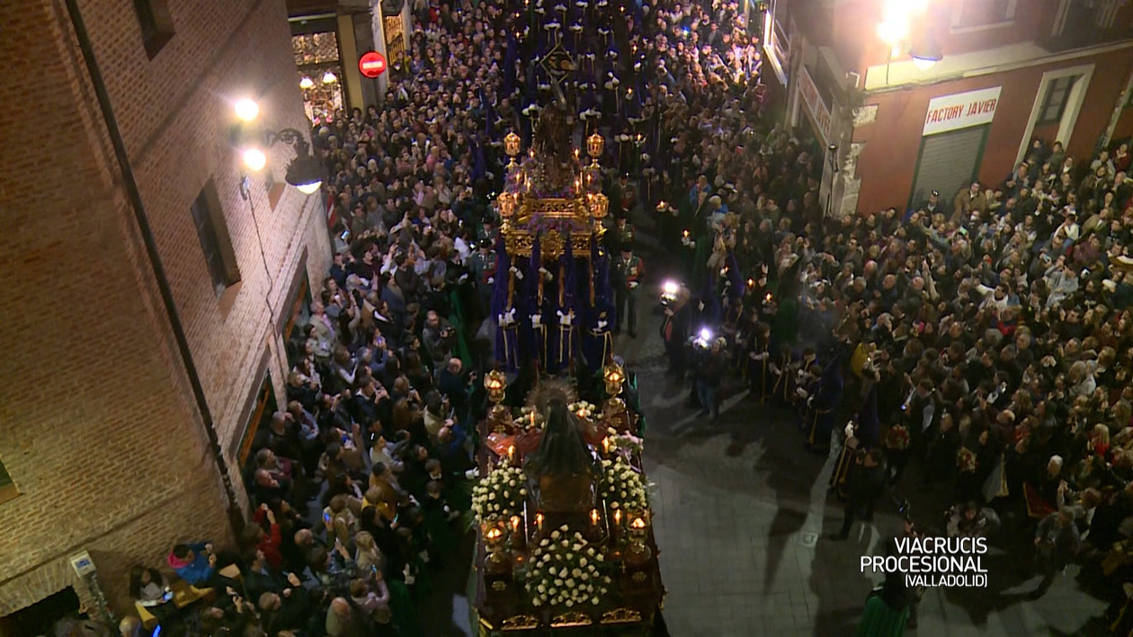 Viacrucis procesional del nazareno (valladolid)