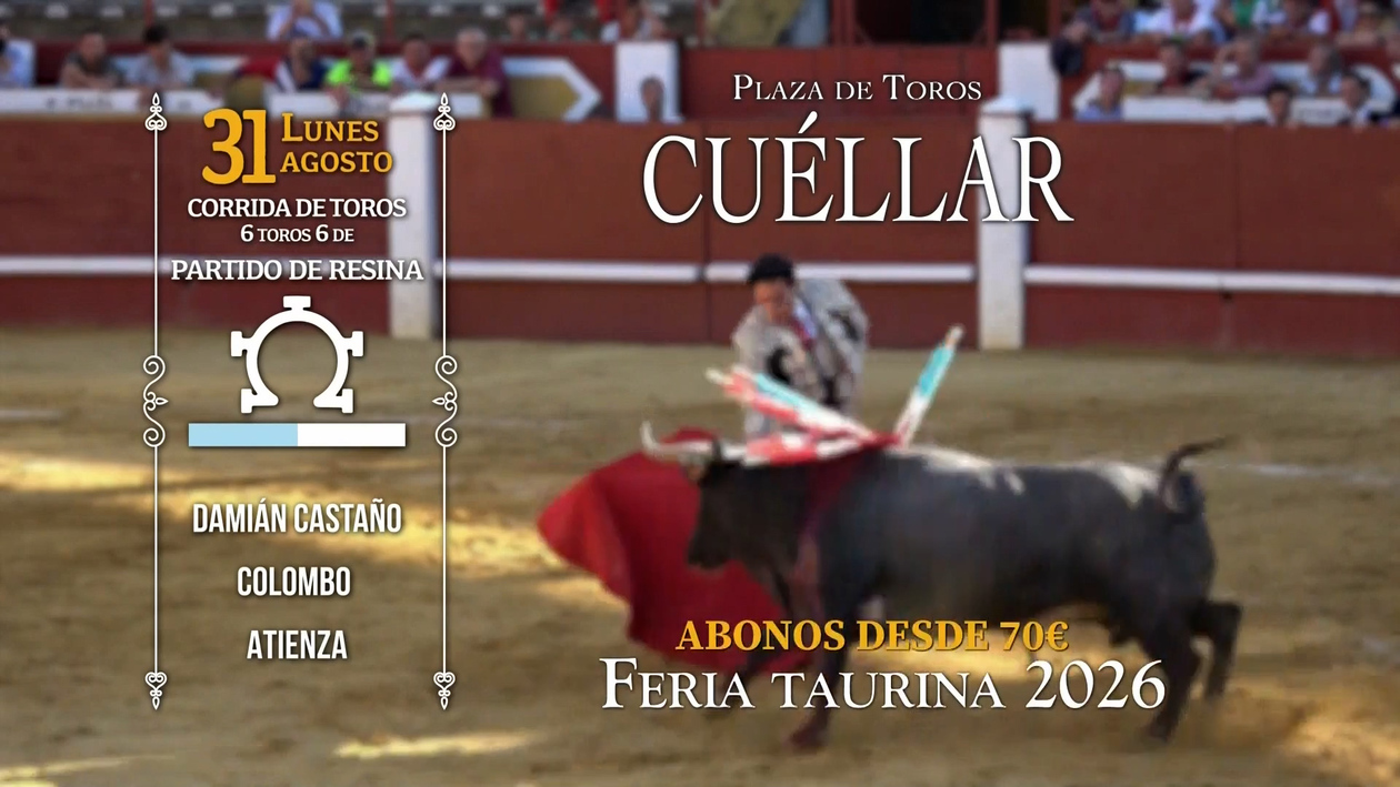 Segundo encierro de Cuéllar (31/08/2026)