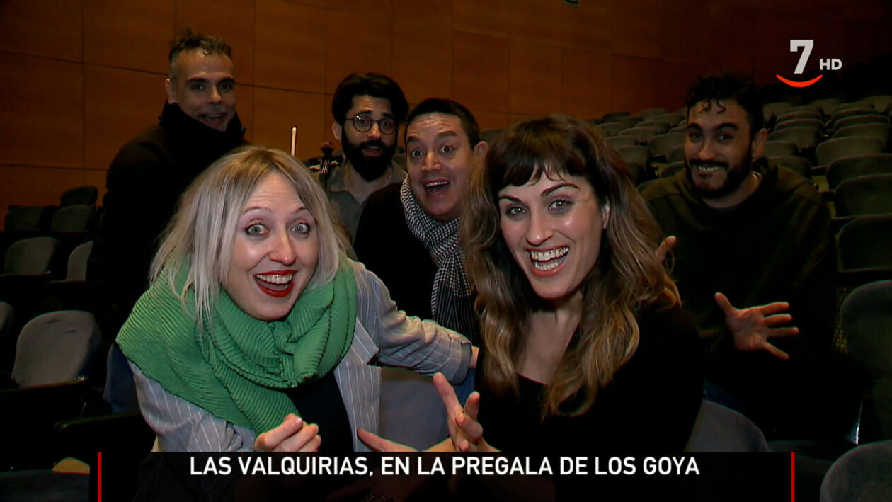 Las Valquirias en la pregala de los Goya