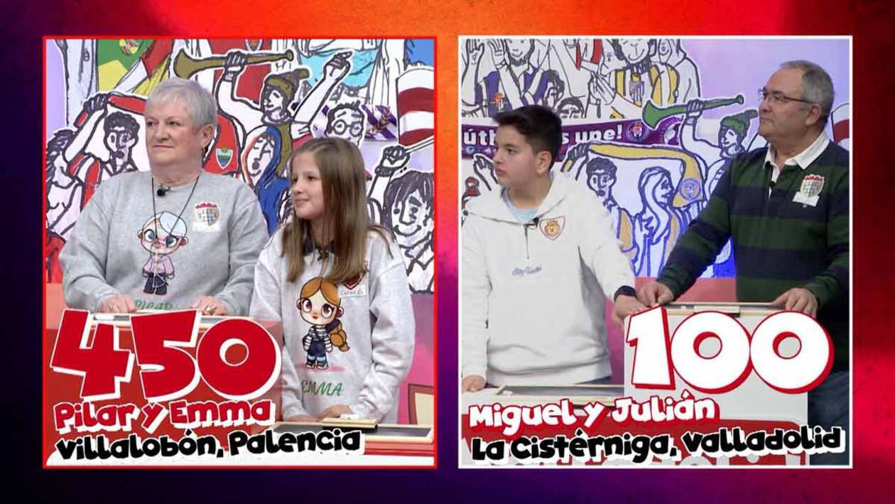 T1/E18: Pilar y Emma de Villalobón (Palencia) vs. Julián y Miguel de La Cistérniga (Valladolid)