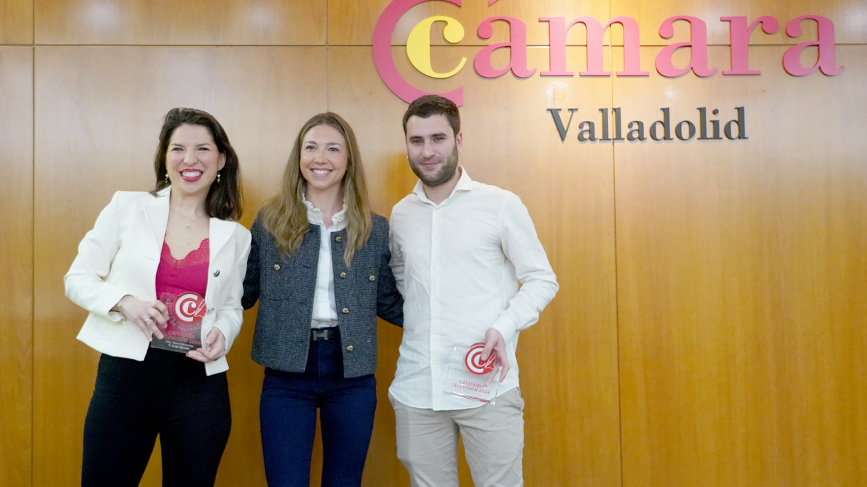 CyLTV recibe el Premio de Periodismo de la Cámara de Valladolid en la modalidad de Televisión