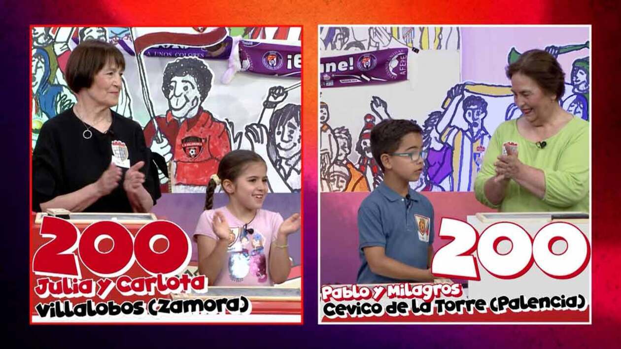 T1/E38: Julia y Carlota de Villalobos (Zamora) contra Milagros y Pablo de Cevico de la Torre (Palencia)