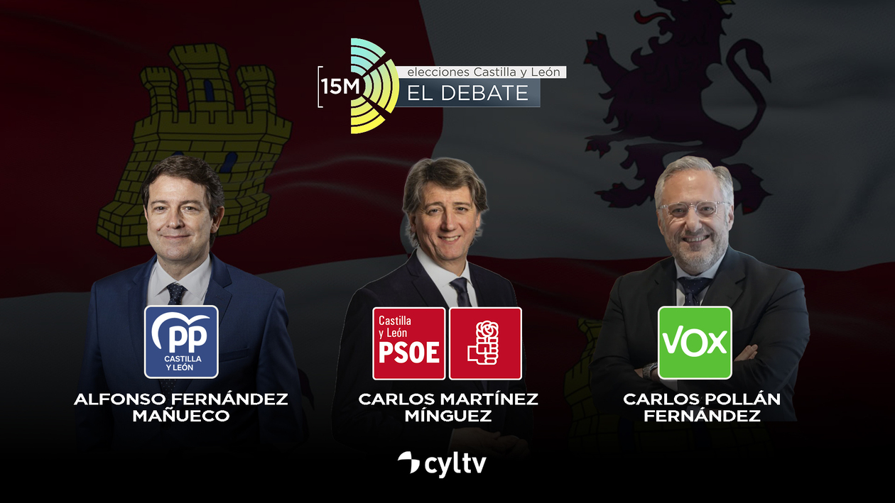 CyLTV ofrece mañana el debate electoral de Castilla y León
