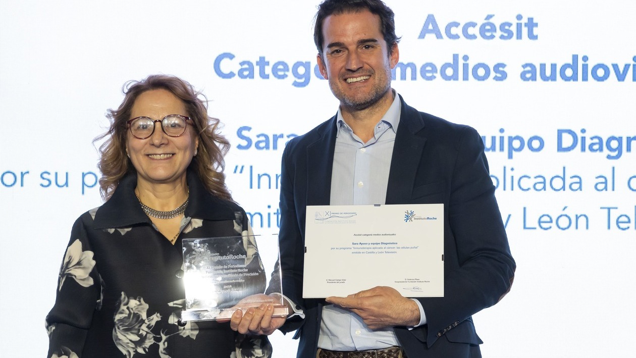El programa de CyLTV 'Diagnóstico' recibe un accésit en el Premio de Periodismo de la Fundación Instituto Roche