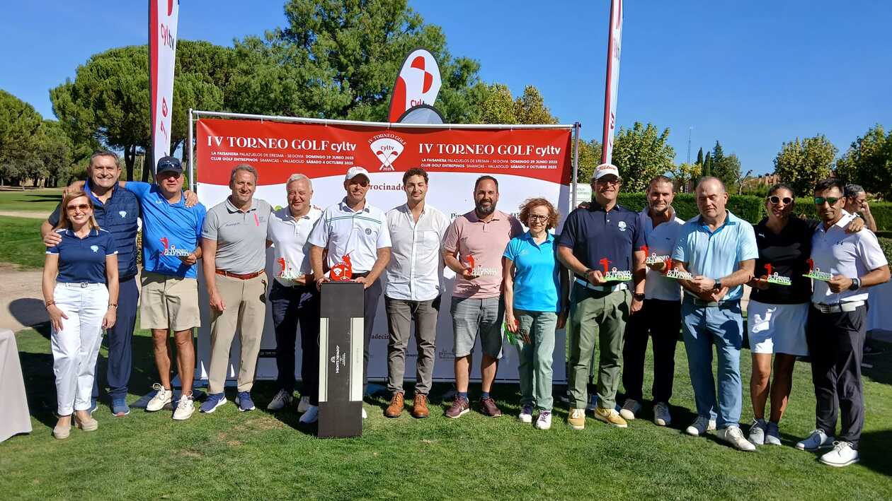 Éxito de participación en la segunda cita del IV Torneo de Golf de CyLTV en Valladolid