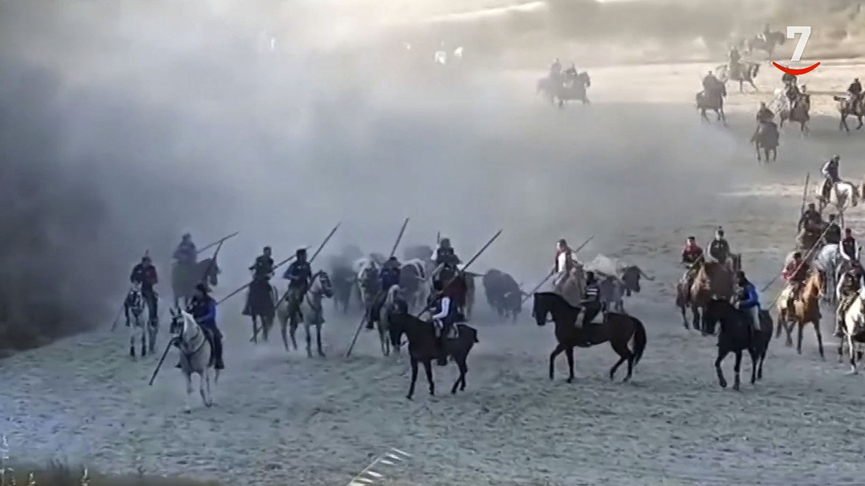 Primer encierro de Cuéllar (25/08/2024)
