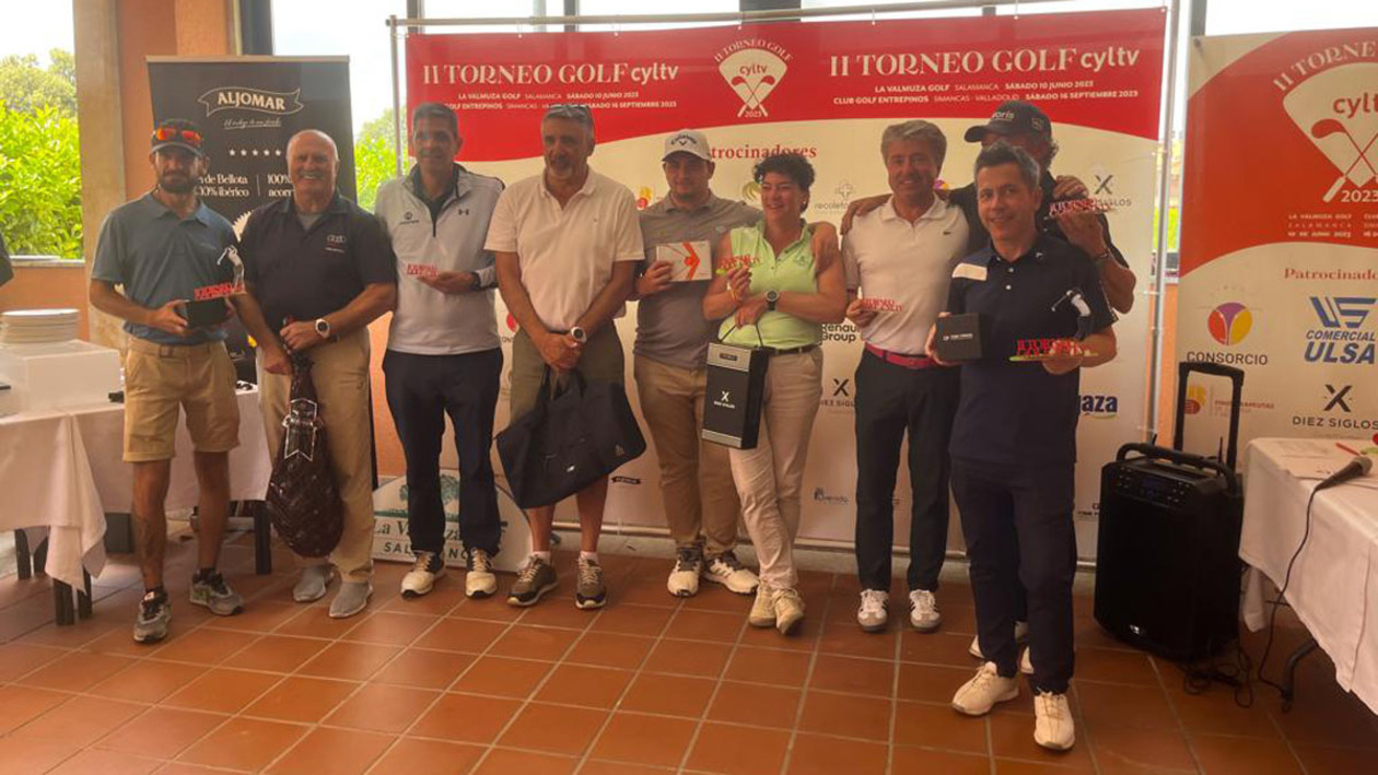 Éxito de participación en la primera cita del II Torneo de Golf de CyLTV en Salamanca