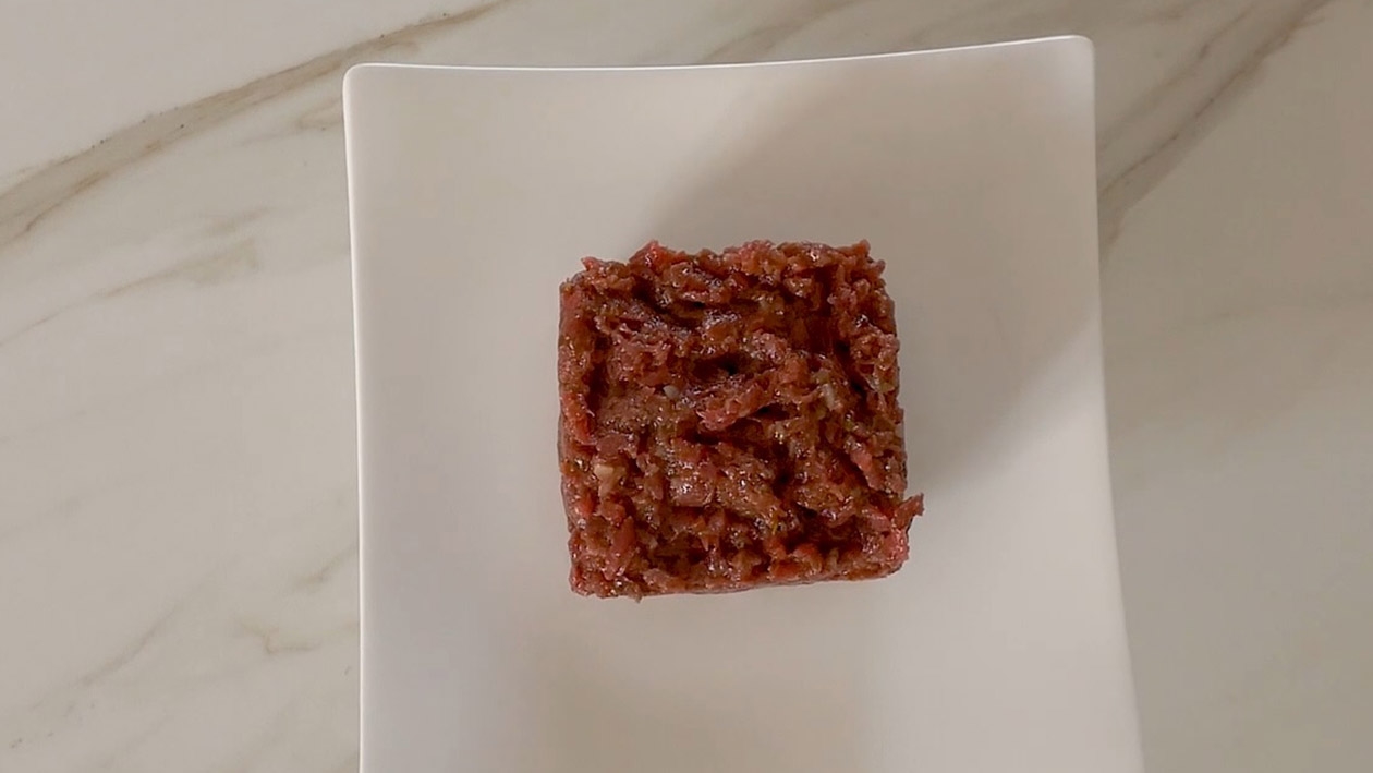Steak tartar de carne de buey