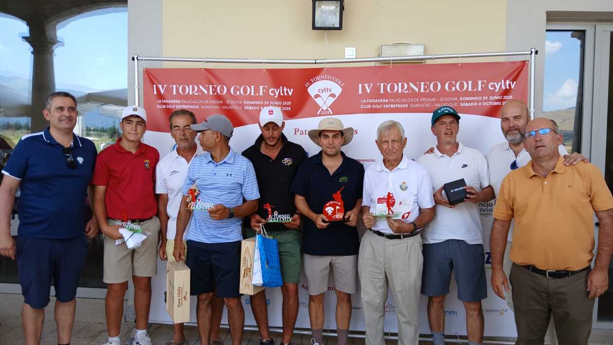 El IV Torneo de Golf de CyLTV disputa su primera cita en Segovia con gran participación