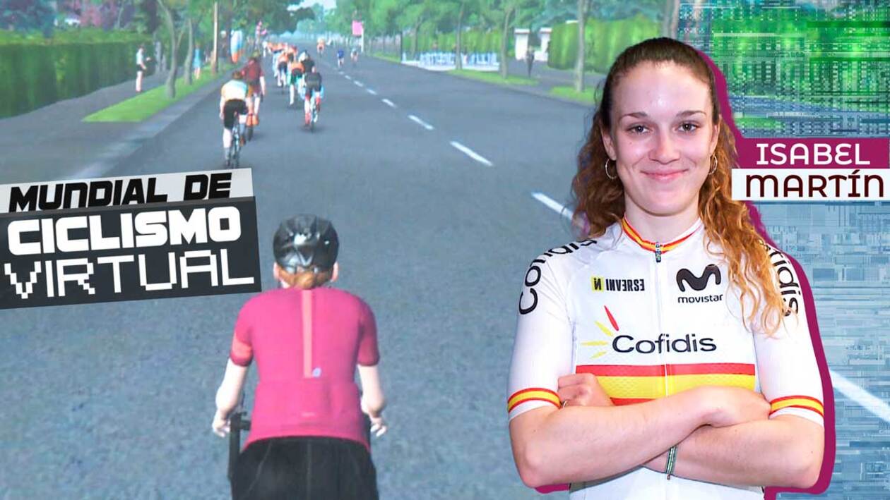 La vallisoletana Isabel Martín representa a España en el Mundial de Ciclismo Virtual