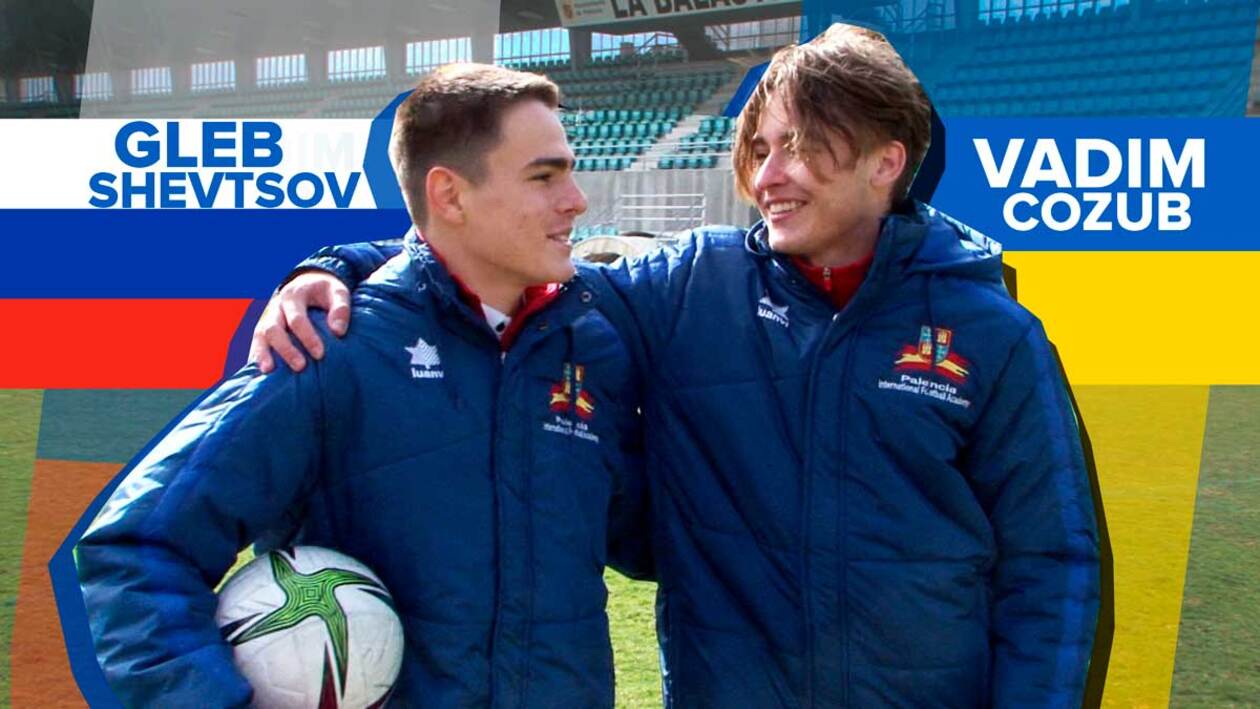 El futbolista ruso Gleb y el ucraniano Vadim nos cuentan cómo viven el conflicto de sus países desde Palencia